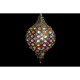 Полилей DKD Home Decor Златен Метал Многоцветен 40 W 50 W 24 x 24 x 42 cm