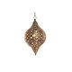 Полилей DKD Home Decor Златен Метал Многоцветен 40 W 50 W 24 x 24 x 42 cm