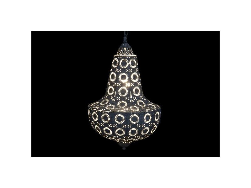 Полилей DKD Home Decor Метал Бял