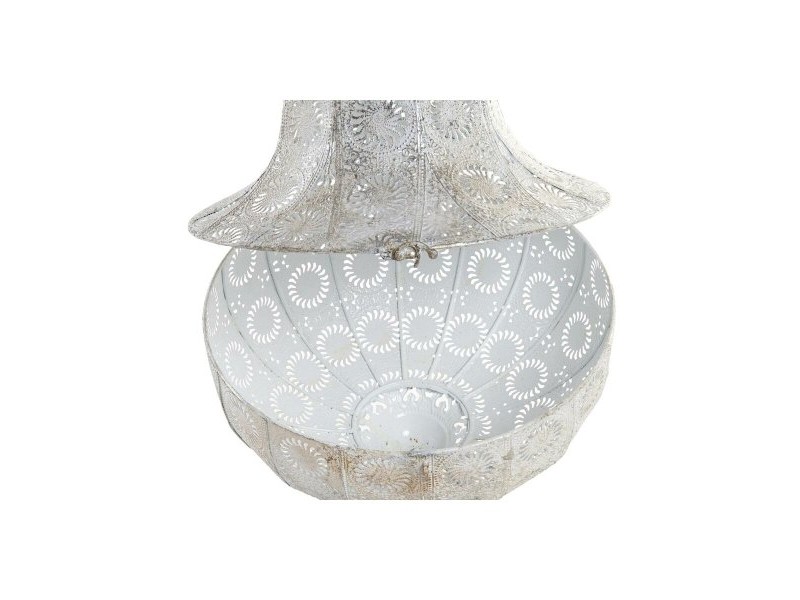 Полилей DKD Home Decor Метал Бял