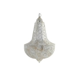 Полилей DKD Home Decor Метал Бял