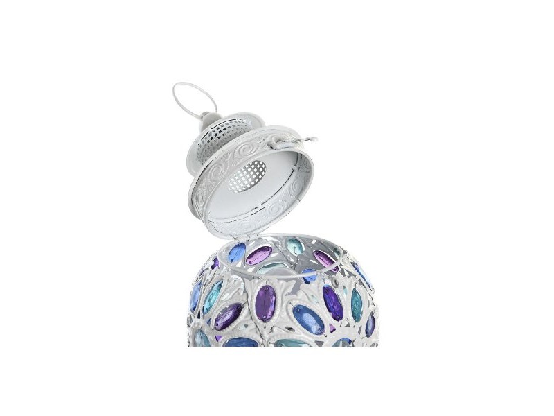 Настолна лампа DKD Home Decor Метал Бял Многоцветен 220 V 50 W 19 x 19 x 33 cm Настолна лампа DKD Home Decor Метал Бял Многоцветен 220 V 50 W 19 x 19 x 33 cm