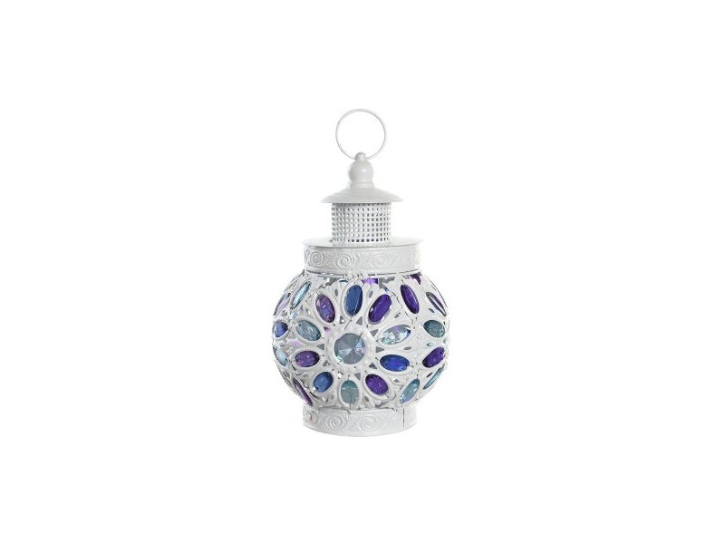 Настолна лампа DKD Home Decor Метал Бял Многоцветен 220 V 50 W 19 x 19 x 33 cm