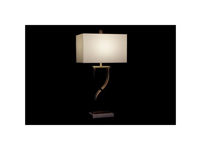 Настолна лампа DKD Home Decor 40 x 23 x 79 cm Златен Метал Бял Мрамор 40 W 240 V