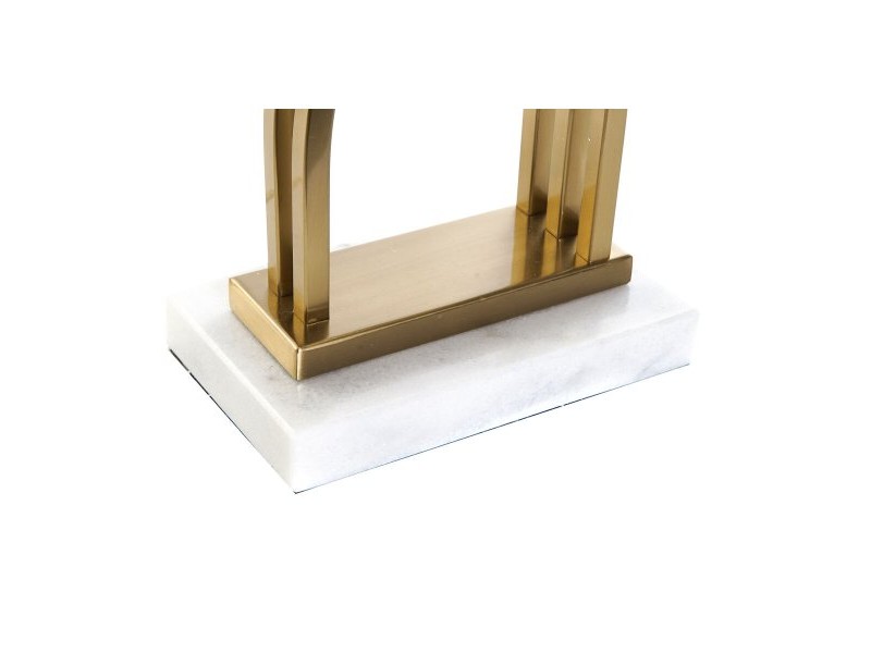 Настолна лампа DKD Home Decor 40 x 23 x 79 cm Златен Метал Бял Мрамор 40 W 240 V
