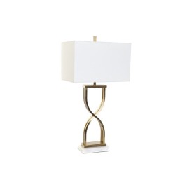 Настолна лампа DKD Home Decor 40 x 23 x 79 cm Златен Метал Бял Мрамор 40 W 240 V