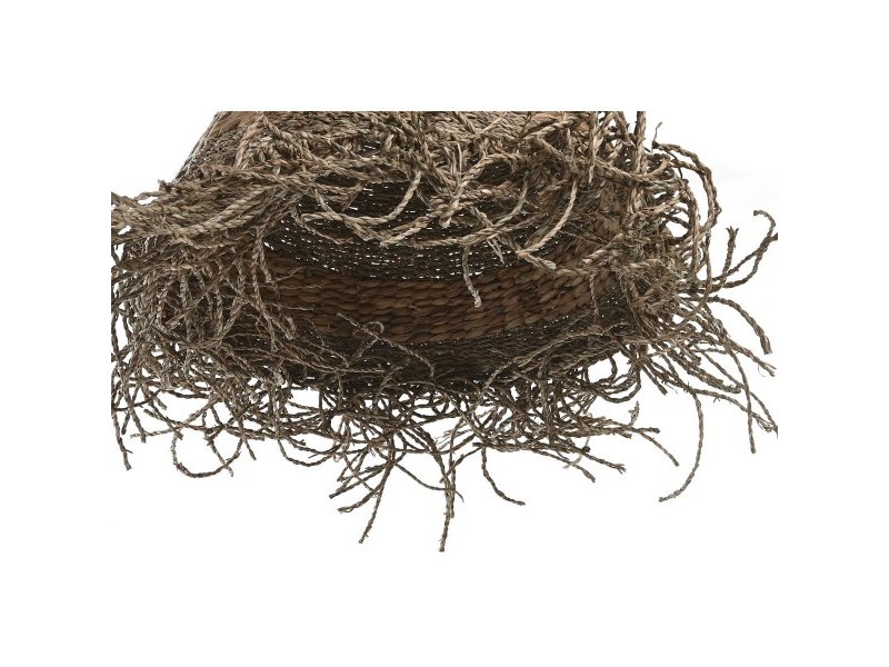 Купол на Лампа DKD Home Decor 56 x 56 x 52 cm Естествен Морска трева Boho