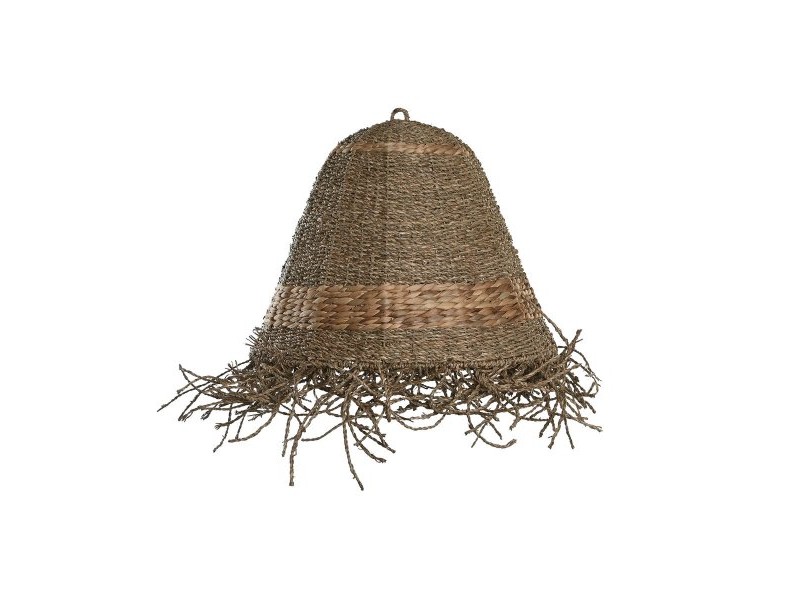 Купол на Лампа DKD Home Decor 56 x 56 x 52 cm Естествен Морска трева Boho
