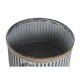Комплект саксии DKD Home Decor Кафяв Сив Метал Въже Vintage Износени 38 x 38 x 21 cm
