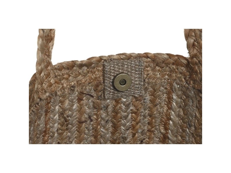 Дамска Чанта DKD Home Decor Кафяв Сметана 50 x 23 x 33 cm (2 броя)