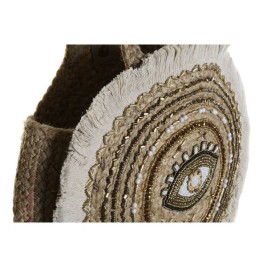 Дамска Чанта DKD Home Decor Черен Бежов Естествен 36 x 12 x 36 cm (2 броя)