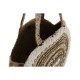 Дамска Чанта DKD Home Decor Черен Бежов Естествен 36 x 12 x 36 cm (2 броя)