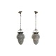 Полилей DKD Home Decor Кристал Метал Многоцветен 25 W 20 x 20 x 28 cm (2 броя)