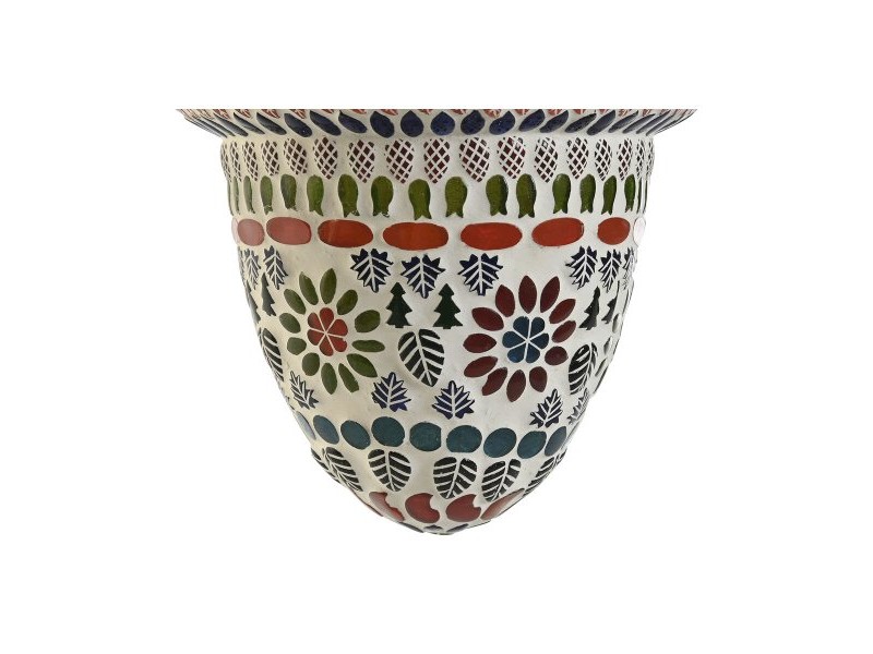 Полилей DKD Home Decor Кристал Метал Многоцветен 25 W 20 x 20 x 28 cm (2 броя)