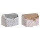 Дистанционно DKD Home Decor Син Сив камила Светло розово 2 броя