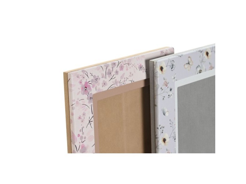 Дамска Чанта DKD Home Decor Син Бял Сив камила Светло розово 16,5 x 2 x 21,5 cm (2 броя)