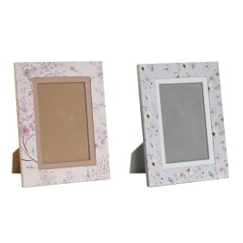 Дамска Чанта DKD Home Decor Син Бял Сив камила Светло розово 16,5 x 2 x 21,5 cm (2 броя)