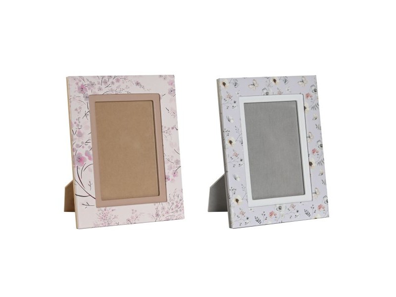 Дамска Чанта DKD Home Decor Син Бял Сив камила Светло розово 16,5 x 2 x 21,5 cm (2 броя)