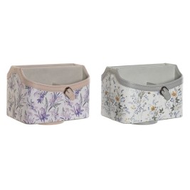 Дистанционно DKD Home Decor Бял Сив Люляк Светло розово 2 броя