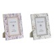 Дамска Чанта DKD Home Decor Бял Сив Люляк Светло розово 16,5 x 2 x 21,5 cm (2 броя)