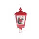 Улично осветление DKD Home Decor Бял Червен Метал 30 x 30 x 180 cm Улично осветление DKD Home Decor Бял Червен Метал 30 x 30 x 180 cm