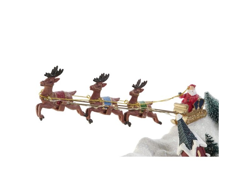 Коледна Украса DKD Home Decor Многоцветен 34 x 18 x 27,5 cm