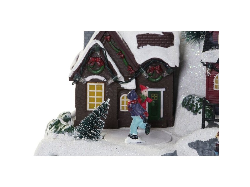 Коледна Украса DKD Home Decor Многоцветен 34 x 18 x 27,5 cm