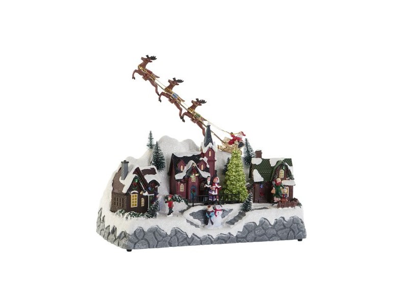 Коледна Украса DKD Home Decor Многоцветен 34 x 18 x 27,5 cm