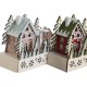 Коледна Украса DKD Home Decor Червен Розов 21 x 9,5 x 19 cm (2 броя)