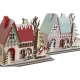 Коледна Украса DKD Home Decor Червен Светло розово 23,5 x 11 x 20,5 cm (2 броя)
