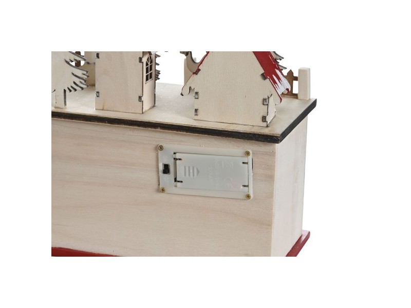 Коледен Календар DKD Home Decor Дървен 45 x 11 x 23 cm (2 броя)
