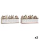 Коледен Календар DKD Home Decor Дървен 45 x 11 x 23 cm (2 броя)