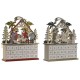 Коледен Календар DKD Home Decor Дървен 34 x 8,5 x 36,5 cm (2 броя)