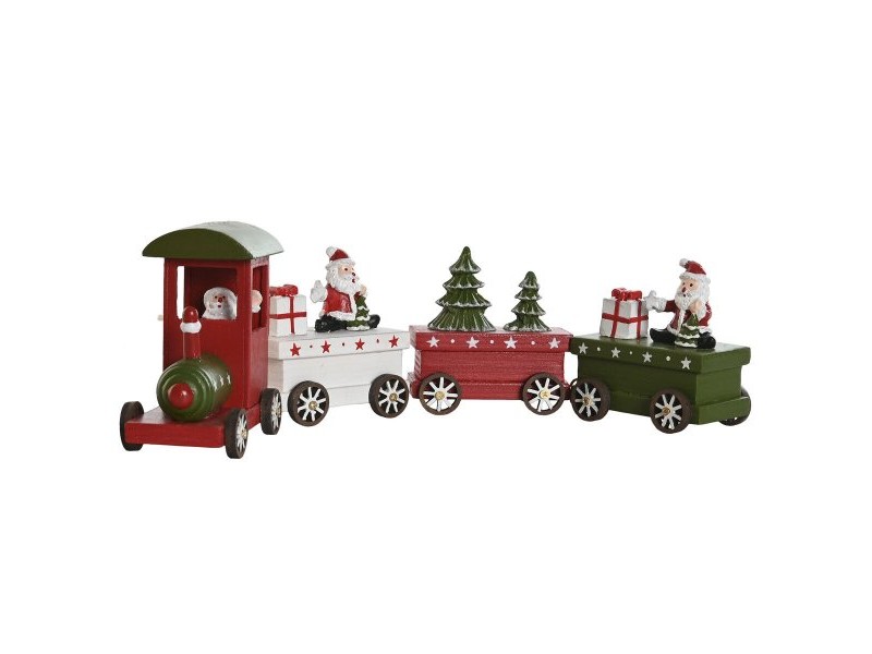 Коледна Украса DKD Home Decor Червен Зелен 35,5 x 5 x 8,8 cm (2 броя)