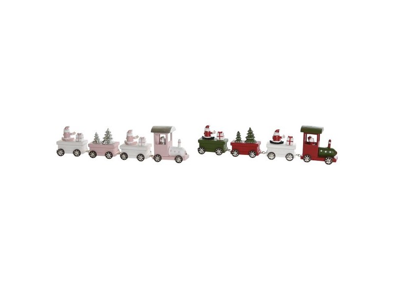 Коледна Украса DKD Home Decor Червен Зелен 35,5 x 5 x 8,8 cm (2 броя)