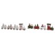 Коледна Украса DKD Home Decor Червен Зелен 35,5 x 5 x 8,8 cm (2 броя)