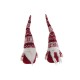 Коледна Украса DKD Home Decor Бял Червен Гном 16 x 11 x 42 cm (2 броя)
