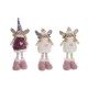 Коледна Украса DKD Home Decor Многоцветен Елф 13 x 7 x 35 cm (3 броя)