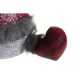 Коледна Украса DKD Home Decor Червен Сив Царица 27 x 19 x 32 cm (2 броя)