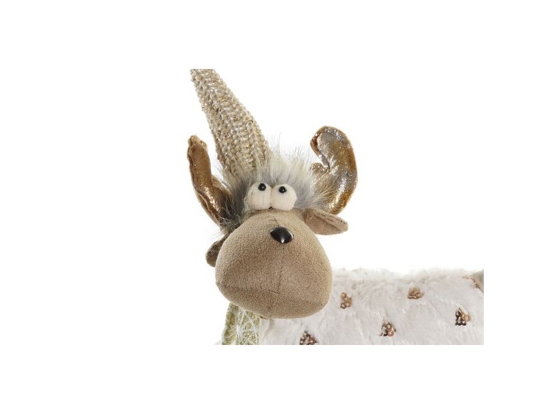 Коледна Украса DKD Home Decor Бял Розов Царица 12 x 20 x 40 cm (2 броя)