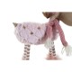 Коледна Украса DKD Home Decor Бял Розов Царица 12 x 20 x 40 cm (2 броя)