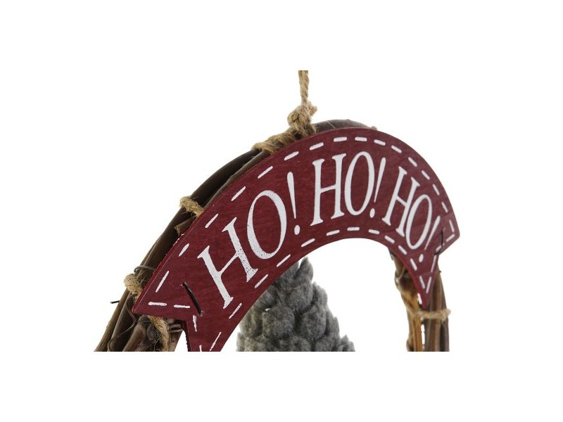 Коледен венец DKD Home Decor Многоцветен Дървен 30 x 7 x 46 cm (2 броя) Коледен венец DKD Home Decor Многоцветен Дървен 30 x 7 x 46 cm (2 броя)