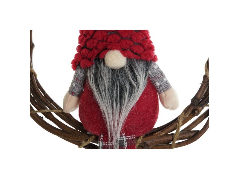 Коледен венец DKD Home Decor Многоцветен Дървен 30 x 7 x 46 cm (2 броя) Коледен венец DKD Home Decor Многоцветен Дървен 30 x 7 x 46 cm (2 броя)