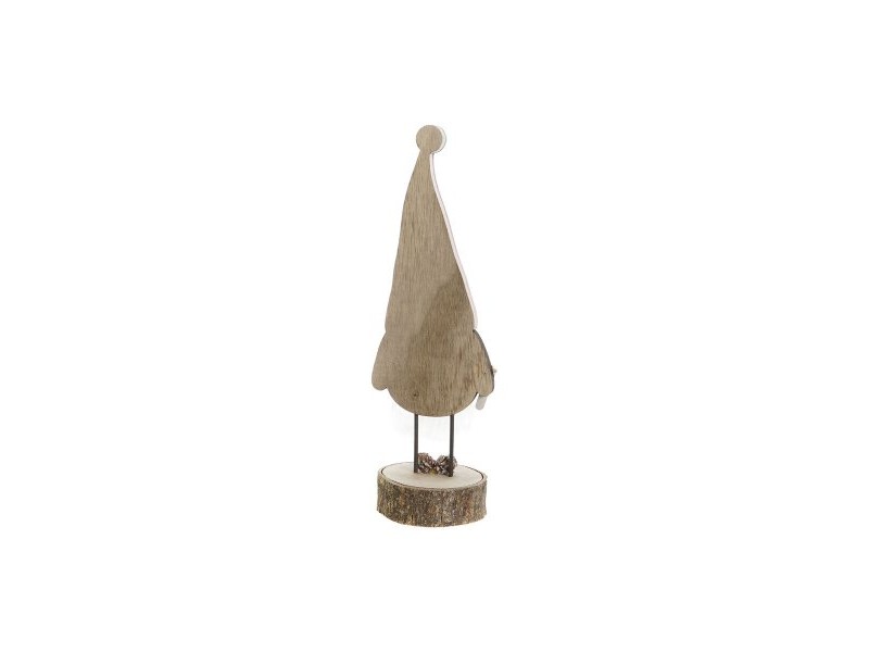 Коледна Украса DKD Home Decor Естествен Светло розово Гном 10 x 8 x 23,5 cm (2 броя)