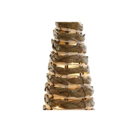 Коледна Украса DKD Home Decor Бял Естествен 20 x 20 x 80 cm (3 Части)