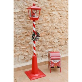 Коледна Украса DKD Home Decor Жълт Бял Черен Червен Ключ за пощенска кутия 28,5 x 26,5 x 52 cm