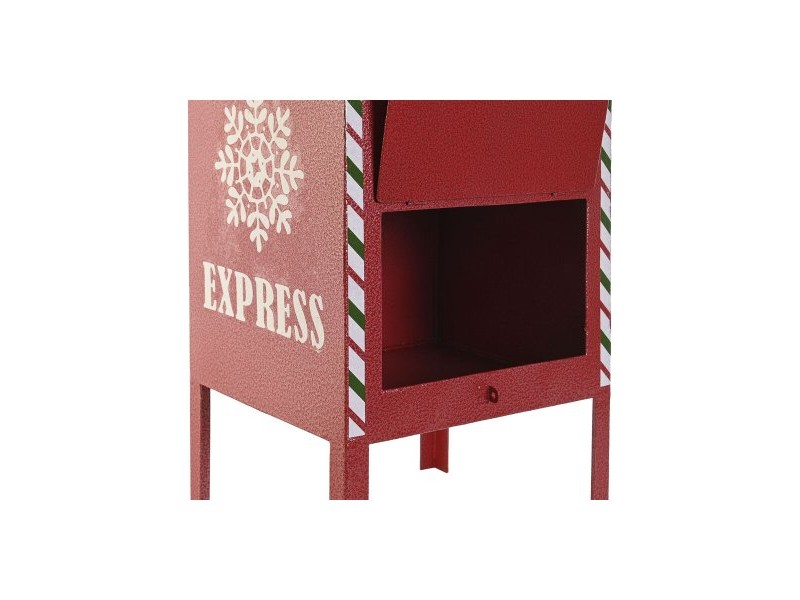 Коледна Украса DKD Home Decor Жълт Бял Черен Червен Ключ за пощенска кутия 28,5 x 26,5 x 52 cm
