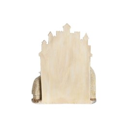Рождествена Коледна Сцена DKD Home Decor Сив Златен Смола 22 x 6 x 26 cm (2 броя)