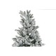 Коледно дърво DKD Home Decor Бял Зелен полиетилен Снежен 140 x 140 x 210 cm