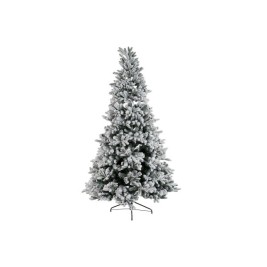 Коледно дърво DKD Home Decor Бял Зелен полиетилен Снежен 140 x 140 x 210 cm